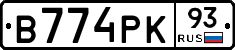 В774РК93 - 