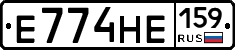 Е774НЕ159 - 