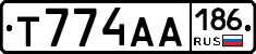 Т774АА186 - 