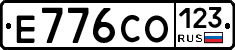 Е776СО123 - 