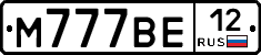 М777ВЕ12 - 