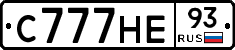С777НЕ93 - 