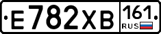 Е782ХВ161 - 