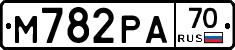 М782РА70 - 