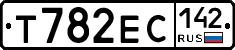 Т782ЕС142 - 