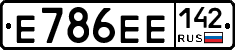 Е786ЕЕ142 - 