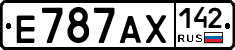 Е787АХ142 - 