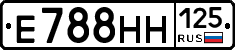 Е788НН125 - 