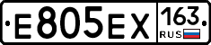 Е805ЕХ163 - 