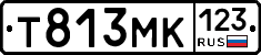 Т813МК123 - 