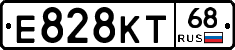 Е828КТ68 - 