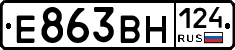 Е863ВН124 - 