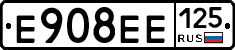 Е908ЕЕ125 - 