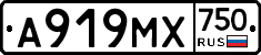 А919МХ750 - 