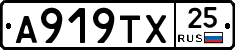 А919ТХ25 - 