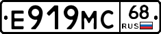 Е919МС68 - 