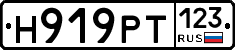 Н919РТ123 - 