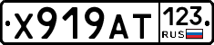 Х919АТ123 - 