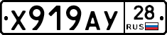 Х919АУ28 - 