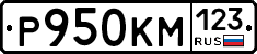 Р950КМ123 - 