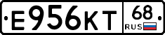 Е956КТ68 - 