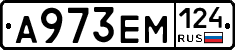 А973ЕМ124 - 