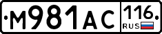 М981АС116 - 