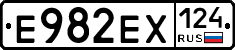Е982ЕХ124 - 
