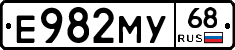 Е982МУ68 - 