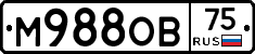 М988ОВ75 - 