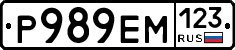 Р989ЕМ123 - 